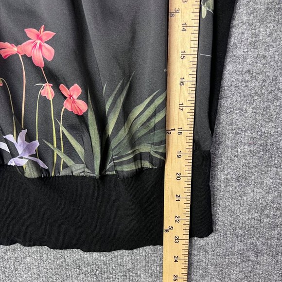 New Ted Baker Tileeyy Short-Sleeve Highland Woven Sweater Floral Jumper Size 1 - Picture 7 of 9